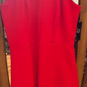 Red party dress